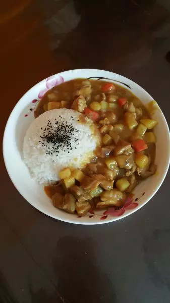 家常鸡肉咖喱饭