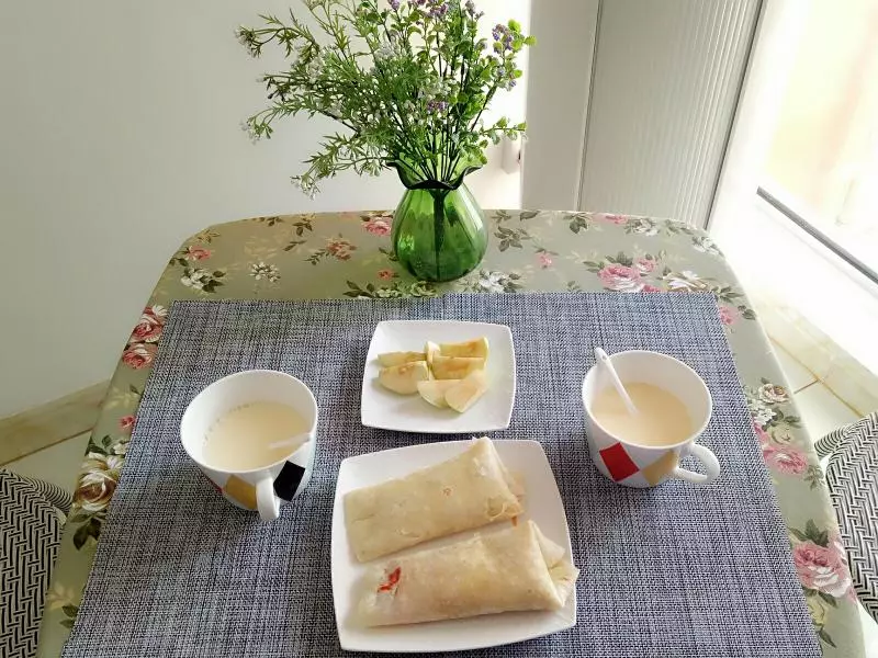 “巧媳妇”沙拉番茄鸡蛋饼