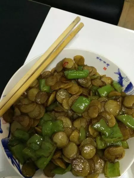 清炒豆饼