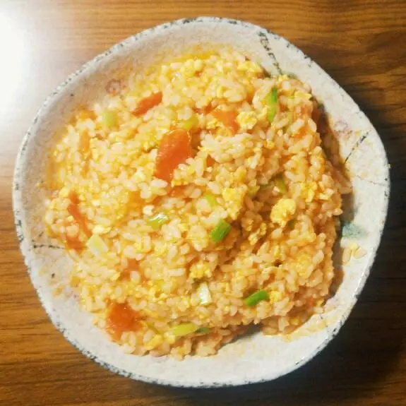 西红柿鸡蛋与饭