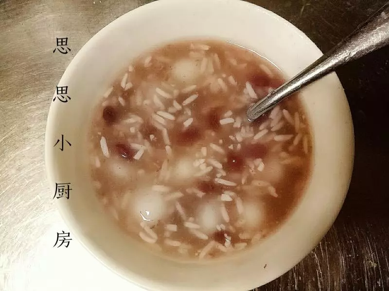 红豆酒酿圆子 ฅ( ̳• ◡ • ̳)ฅ