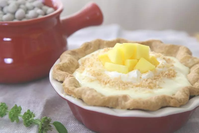 奶黃酥脆芒果派