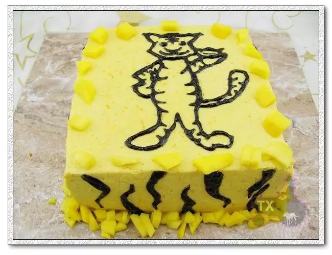 虎纹蛋糕
