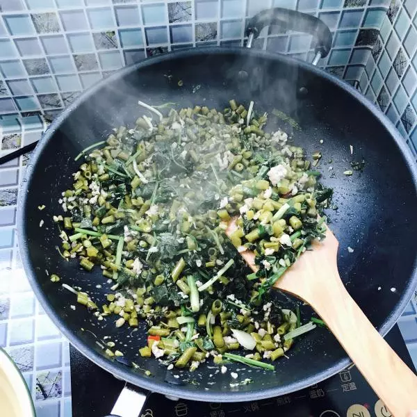 夏天愛吃的肉末酸豆角