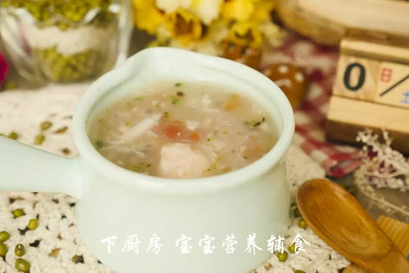 虾滑菌菇汤