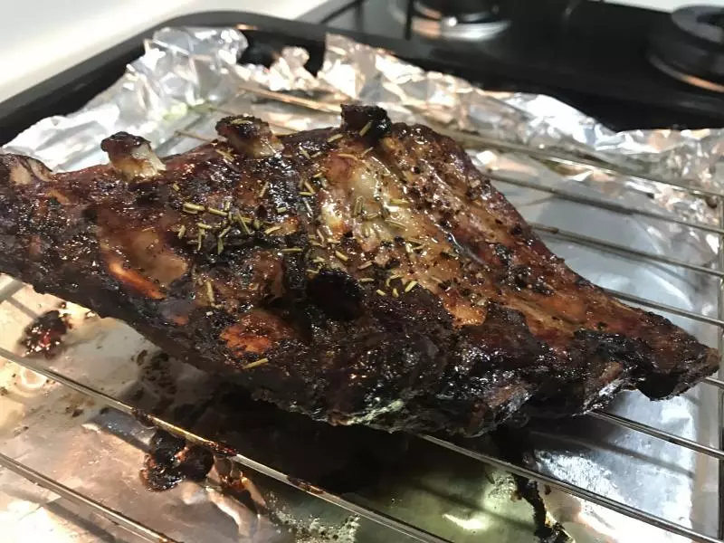 烤猪排 pork ribs