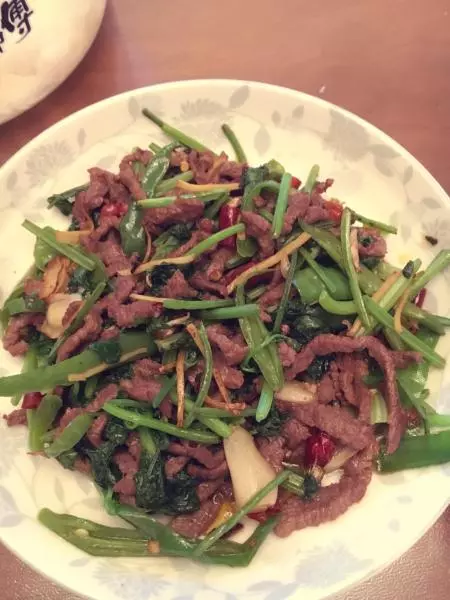 小炒牛牛肉丝～^_^