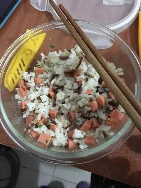 孤单的孜然牛肉炒饭