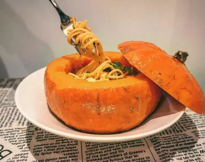 萬聖節 | 奶油南瓜意面碗 Creamy Pumpkin Pasta Bowl