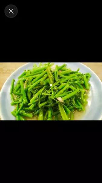 龙须菜炒五花肉