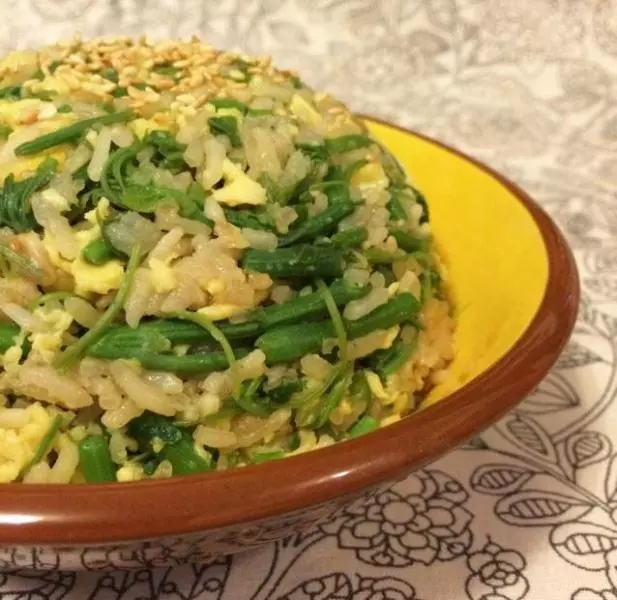 燕麥龍鬚飯（龍鬚菜除了生吃怎麼做都棒棒噠！