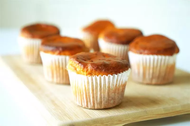 香蕉堅果麥芬［Banana &amp; nut muffins］