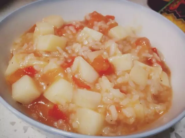 清香番茄土豆烩饭
