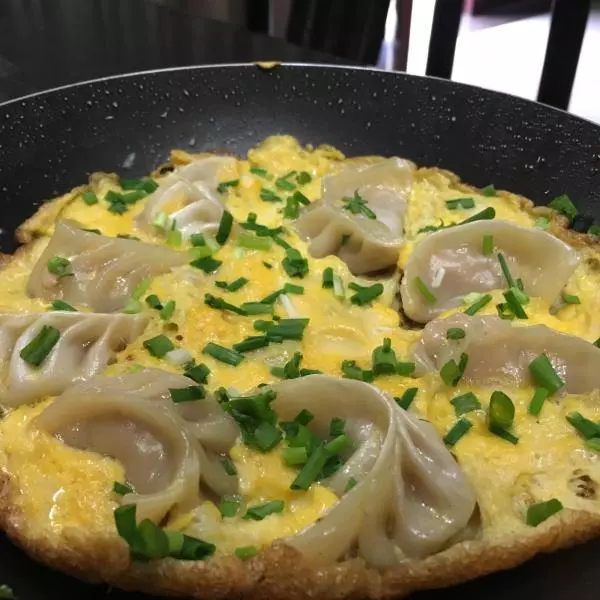 黄金鸡蛋煎饺