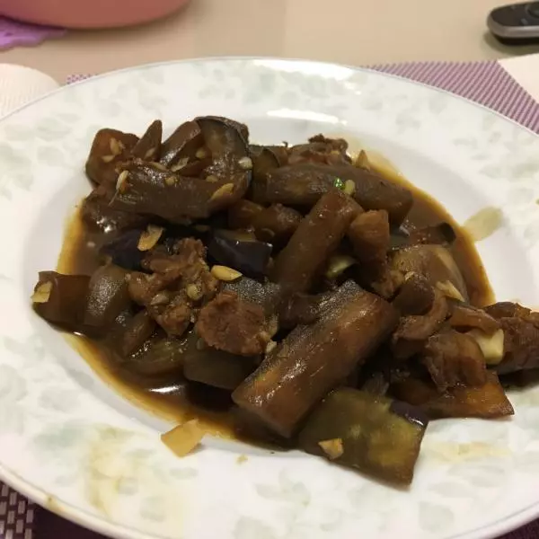 茄子炒肉