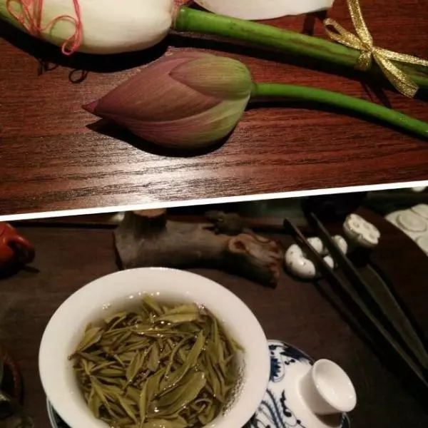 荷花熏茶