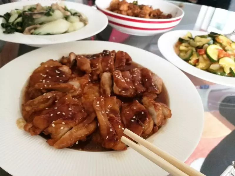 照烧鸡肉