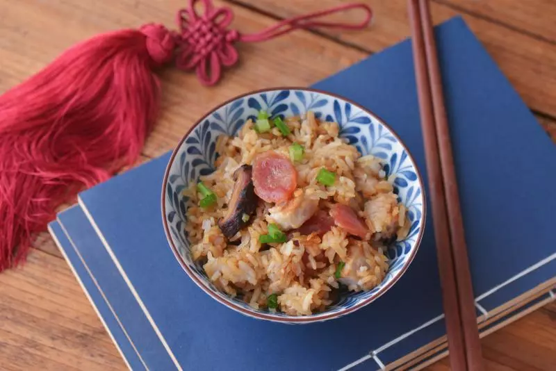 【山姆廚房】芋頭臘腸炊飯