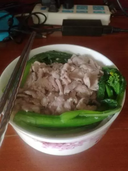 菜心瘦肉粉