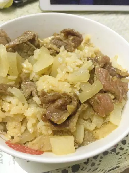 牛肉冬瓜燜飯（高壓鍋版）