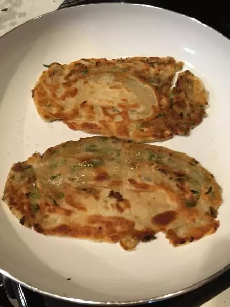 酥软葱油饼