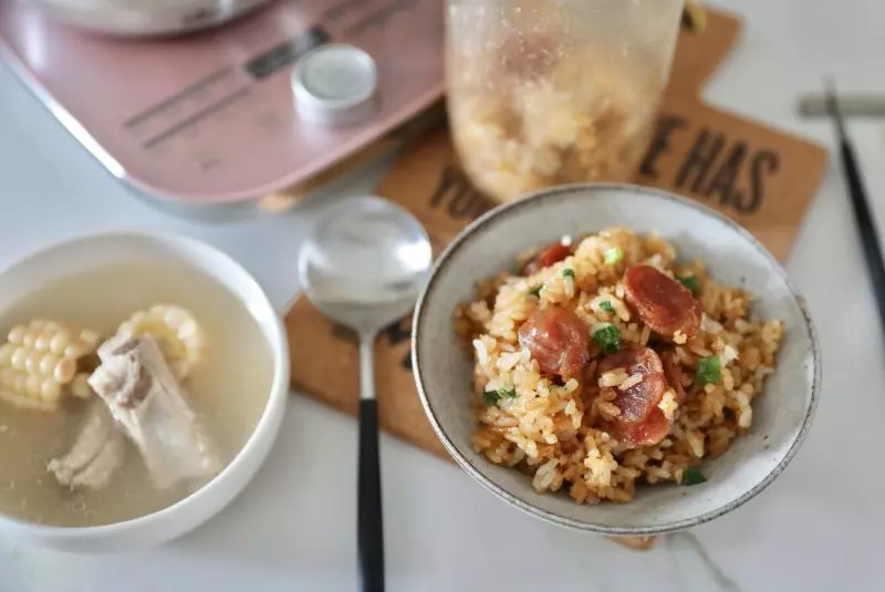 【養生壺料理】煲仔飯&amp;排骨玉米湯