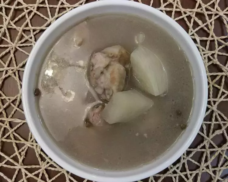 猪骨沙葛绿豆汤