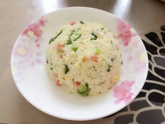 清淡什锦蛋炒饭