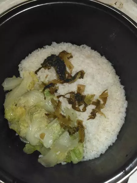 小白菜拌剩飯