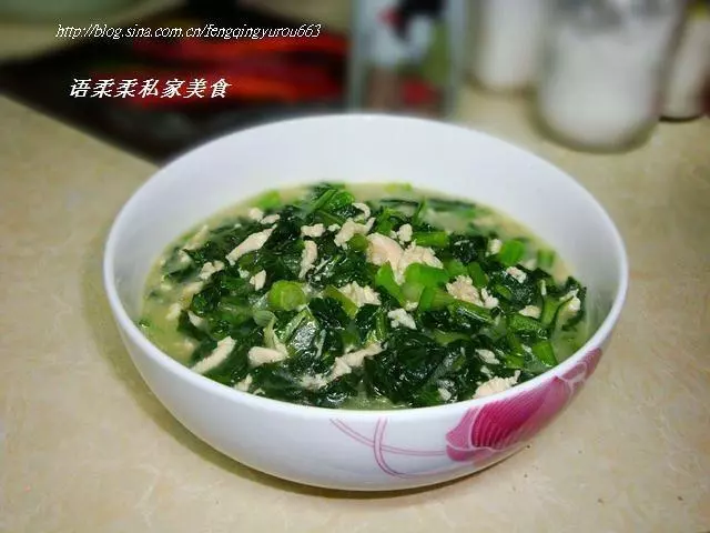 雞蓉菜心