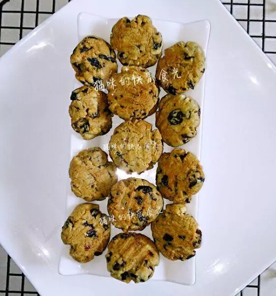 植物油版奶香提子酥饼