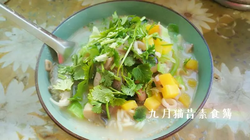 素什錦豆漿面