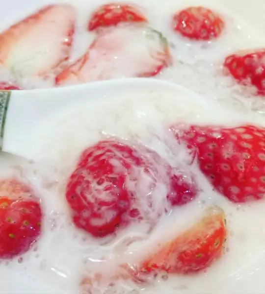 酸奶草莓燕窝
