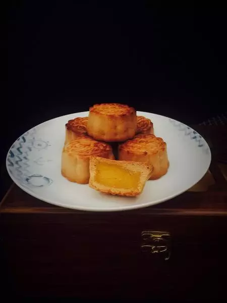 金沙奶黄月饼