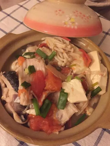 番茄魚片豆腐湯