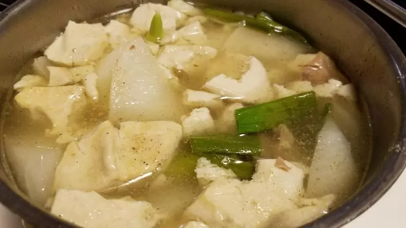 蘿蔔豆腐鴨湯