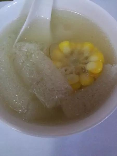 竹蓀排骨玉米湯