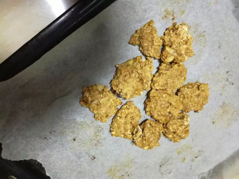 香蕉红糖燕麦小饼干。