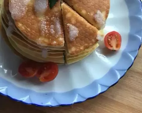 鬆餅pancake美式煎餅?軟軟的好好吃