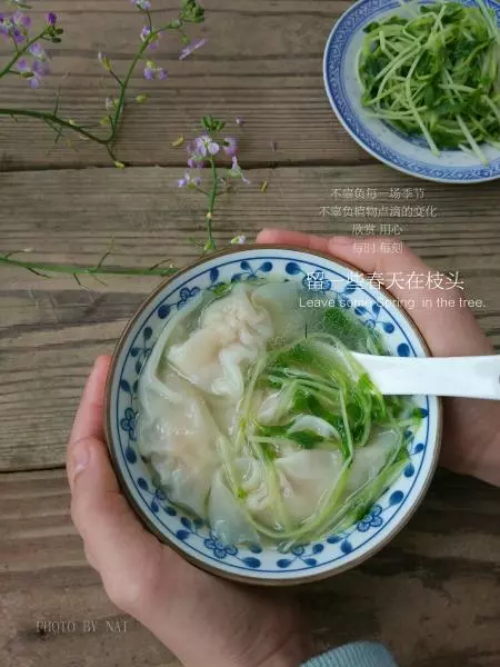 太温暖，鲜肉馄饨