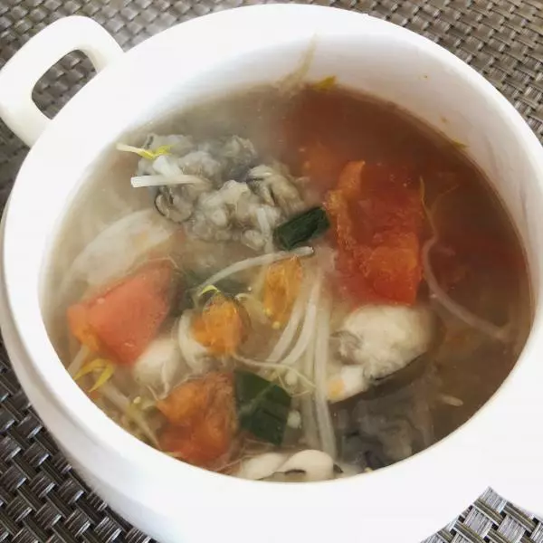 豆芽海蛎汤