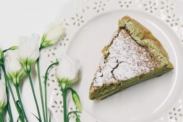 抹茶奶油蛋糕 Matcha Custard Cake