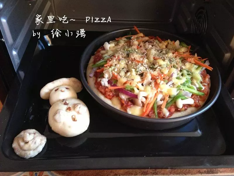 家裡吃~PIZZA