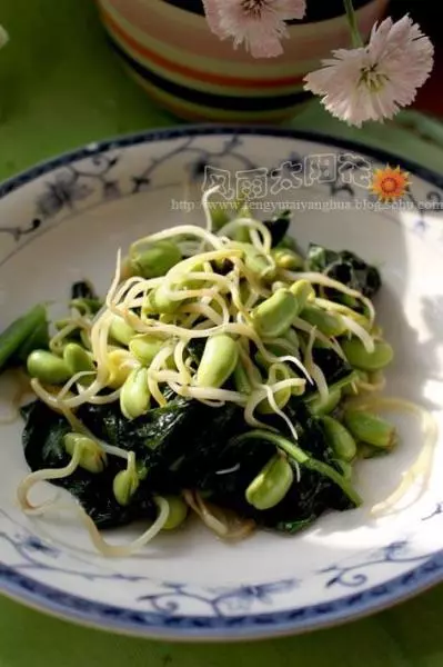 涼拌黑豆芽