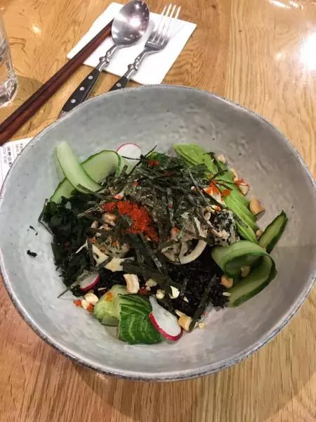 Wagas同款油煎金槍魚拌黑米飯