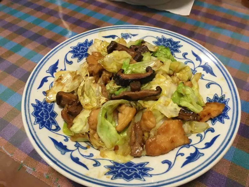 包菜肉片