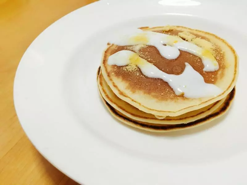 芒果酸奶松饼