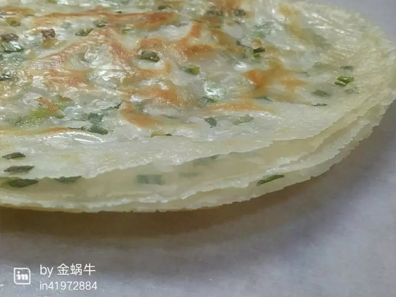 葱油千层饼—水饺皮版