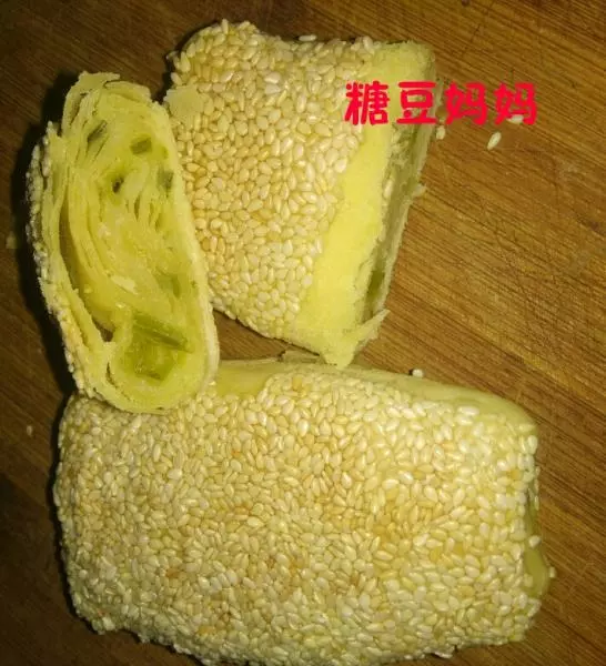 糖豆妈妈芝麻千层饼