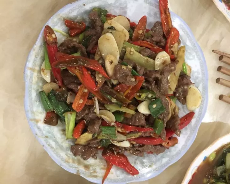 辣椒炒牛肉